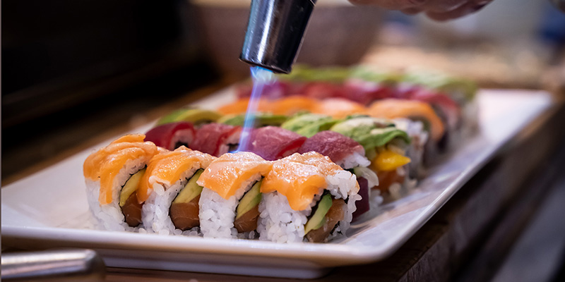 sushi flambeado amar sushibar